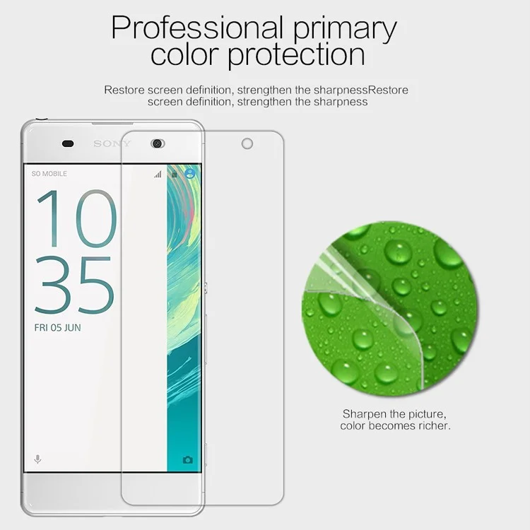 NILLKIN Anti-fingerprint HD Clear Screen Protector Film for Sony Xperia XA / XA Dual