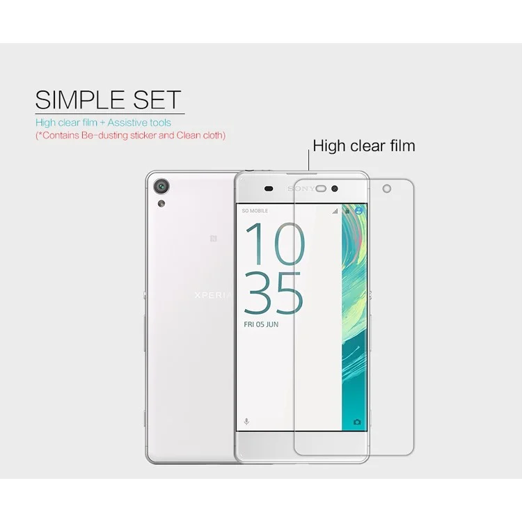 NILLKIN Anti-fingerprint HD Clear Screen Protector Film for Sony Xperia XA / XA Dual