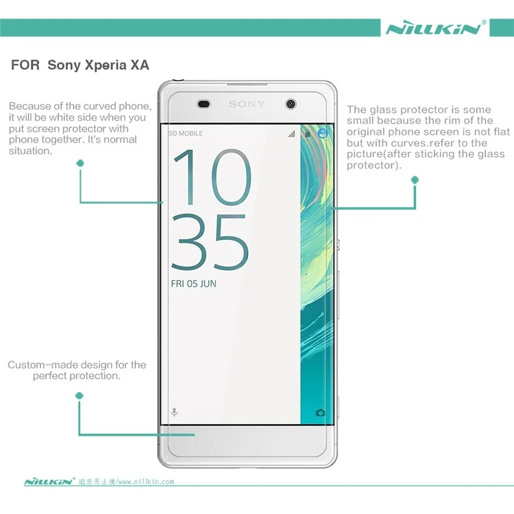 NILLKIN Anti-fingerprint HD Clear Screen Protector Film for Sony Xperia XA / XA Dual