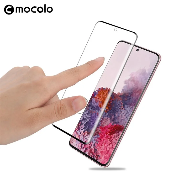 MOCOLO 3D Full Screen Curved Tempered Glass Screen Protector Film for Samsung Galaxy S20 4G/S20 5G