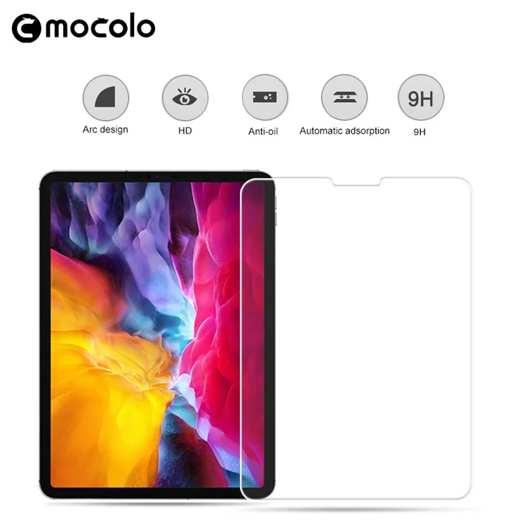 MOCOLO Arc Edge Tempered Glass Full Screen Cover Shield for Apple iPad Pro 11-inch  (2022) / (2021) / (2020)