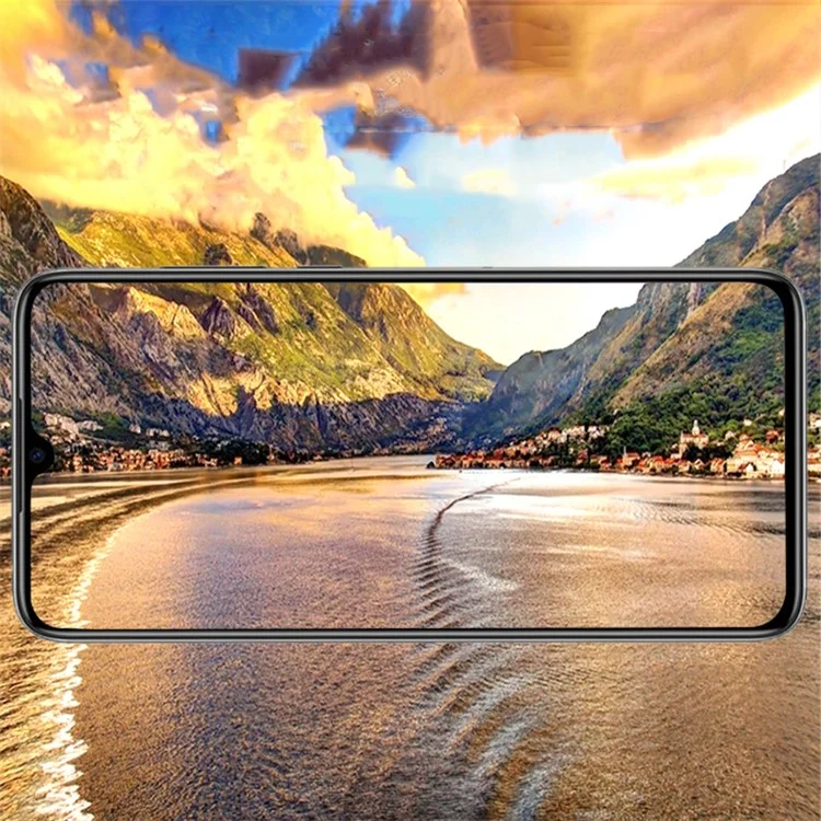 MOCOLO Impression Soie HD Verre Trempé Colle Totale Couverture Écran Film pour Samsung Galaxy A20/A30/A50/M30/M30s/A30s/M31/M21