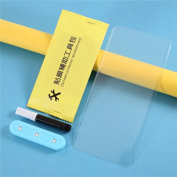Ultra Clear UV Liquid Tempered Glass Screen Film Protector pour Xiaomi Mi 10