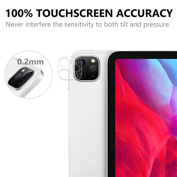 Anti-Explosion 9H AGC Gehärtetes Glas Kameraobjektivschutzfolie für iPad Pro 11-Zoll (2021)(2020)