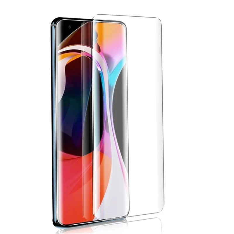 MOCOLO 3D Curved [UV Light Irradiation] Full Cover Tempered Glass Screen Protector UV Film for Xiaomi Mi 10