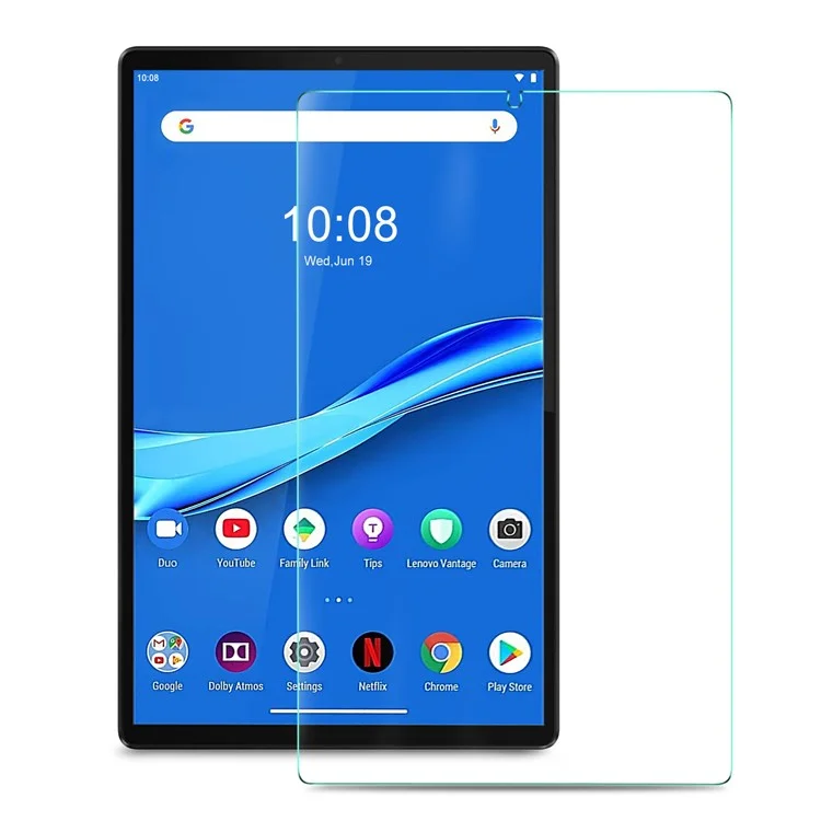 Anti-Explosion-Anti-Scratch-staubdichte Gerade Kante 9H Gehärteter Glas-Displayschutzfolie Für Lenovo-Tab M10 Plus / Tab K10