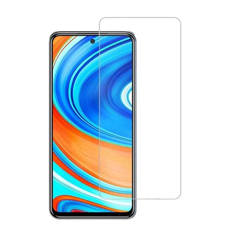 Pellicola protettiva in vetro temperato con bordi arrotondati da 0,3 mm per Xiaomi Poco M2 Pro/Redmi Note 9 Pro/Pro Max/Note 9S