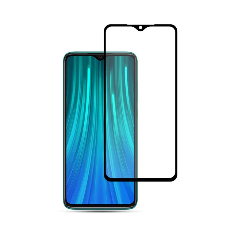 MOCOLO 3D Curved Full Screen Tempered Glass Protector Film for Xiaomi Redmi Note 8 Pro - Negro