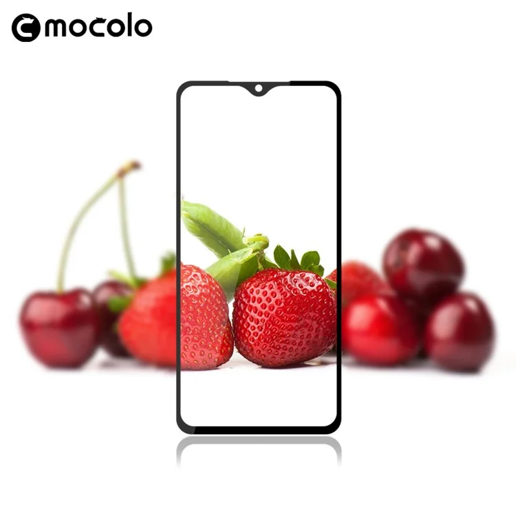 MOCOLO 3D Curved Full Screen Tempered Glass Protector Film for Xiaomi Redmi Note 8 Pro - Negro