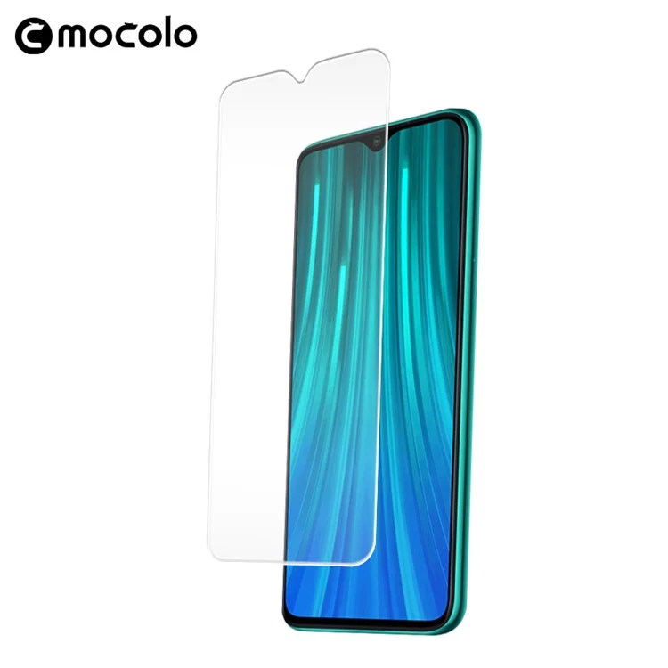 MOCOLO 2.5D Protector de Pantalla de Vidrio Templado con Pegamento Completo para Xiaomi Redmi Note 8 Pro