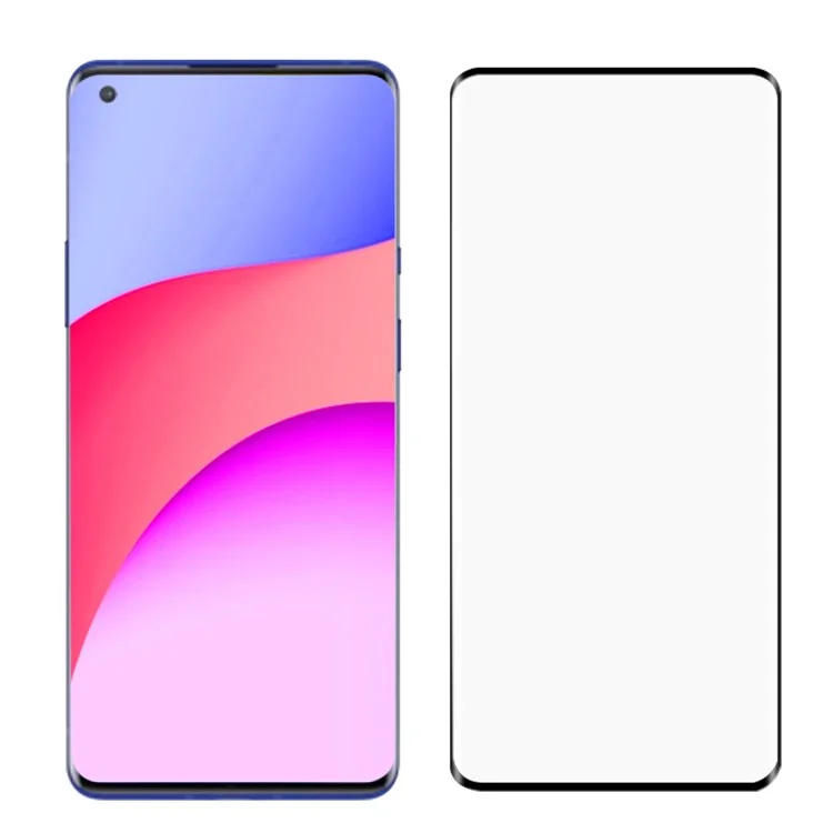 Pour OnePlus 8 Pro Ultra Clear Anti-shock AGC Tempered Glass Full Screen Protector Guard Screen Film