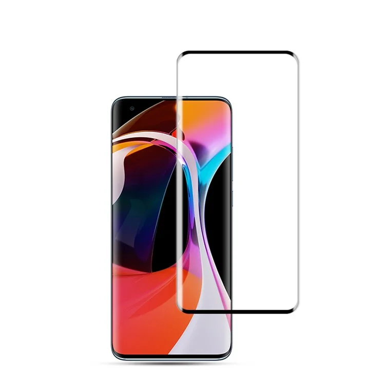 MOCOLO 3D Curved Tempered Glass Screen Protector para Xiaomi Mi 10/Mi 10 Pro - Negro