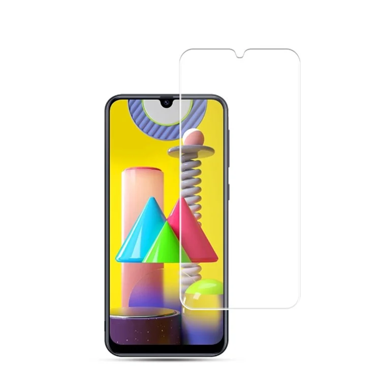 Mocolo 2.5d Film D'écran en Verre Trempé Gale Complète Pour Samsung Galaxy M31 / M21 / A50