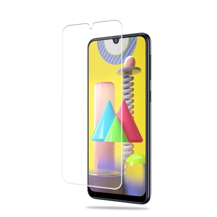 Mocolo 2.5d Film D'écran en Verre Trempé Gale Complète Pour Samsung Galaxy M31 / M21 / A50