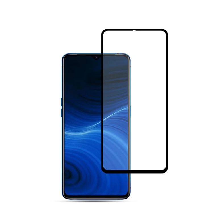 MOCOLO Silk Print Tempered Glass Screen Protector per Oppo A31 (2020)/A9 (2020)/A11x/Realme 6/Realme 6i/Realme 6 Pro