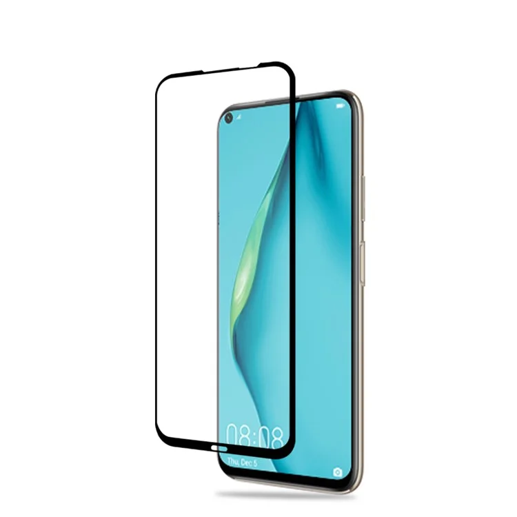 Película De Pantalla Completa De Vidrio Templado Anti-explosión De La Impresión AMORUS Para Huawei P40 Lite / NOVA 7i / NOVA 6 SE