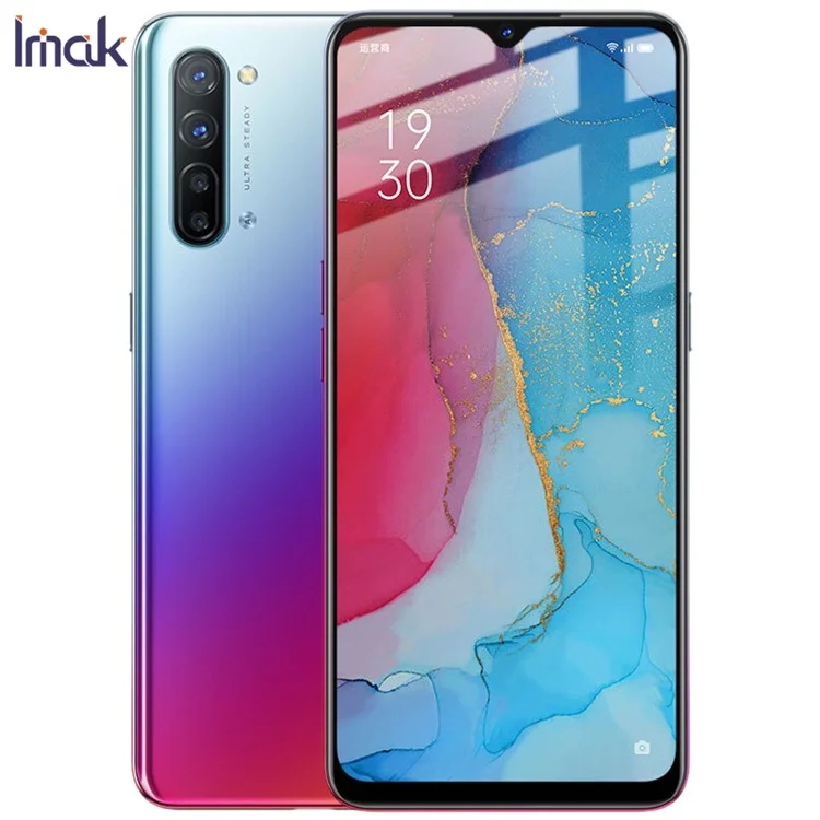 IMAK PRO + FULLER COVERAGE Temperierte Glas-Bildschirmschutzfolie Für OPPO Reno3 / A91