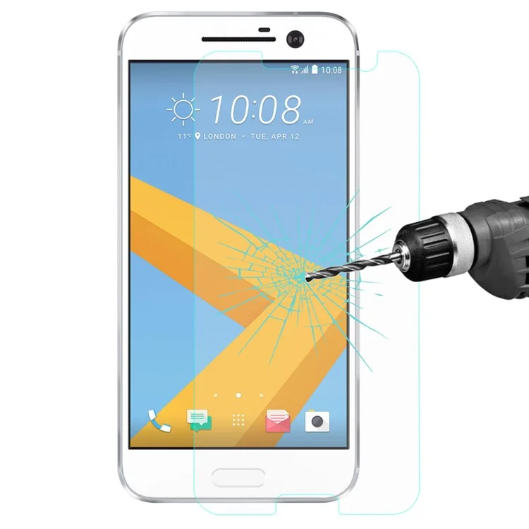 HAT PRINCE for HTC 10 Lifestyle 0.26mm 9H Tempered Glass Screen Guard 2.5D Arc Edge