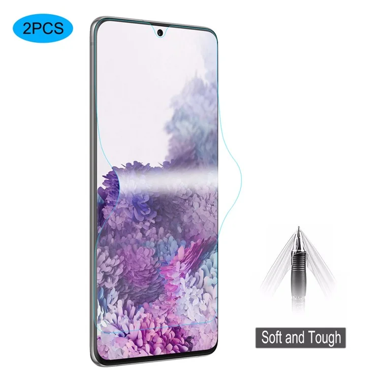 2Pcs ENKAY HAT PRINCE Hydrogel Film Soft 3D Full Size Screen Protector Guard Film for Samsung Galaxy S20 Plus