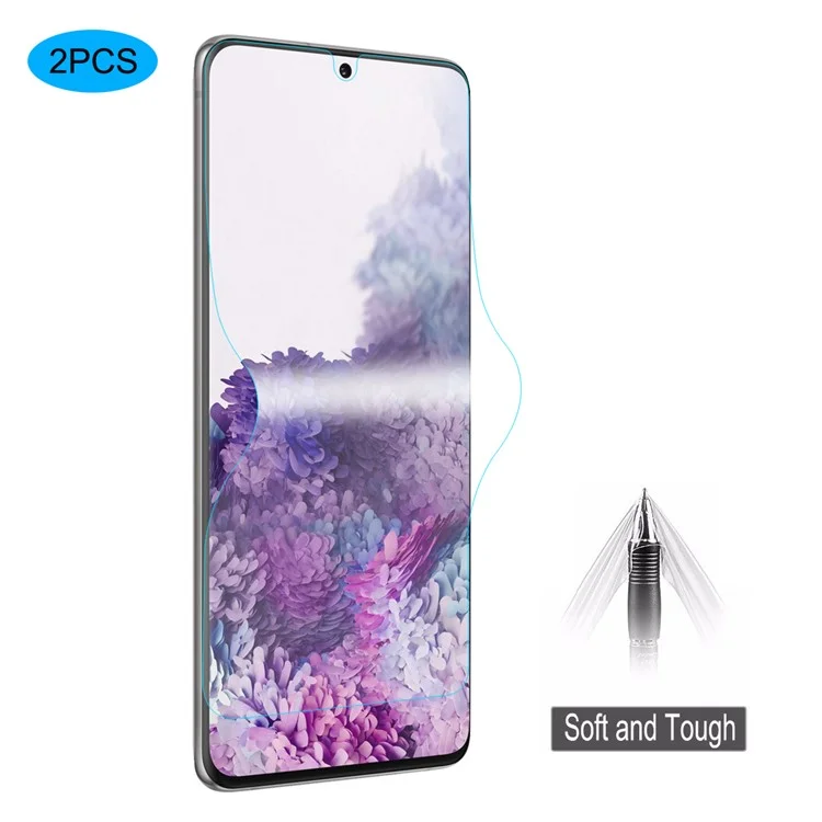 2pcs Enkay Hat Prince 3D Filme de Tela de Tela Suave em Tamanho Real Para Samsung Galaxy S20 4G/S20 5G