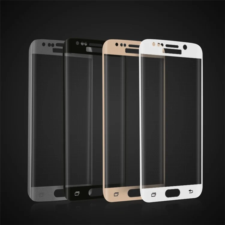 HAT PRINCE 3D Curved Tempered Glass Screen Film for Samsung Galaxy S6 Edge Plus G928 - Black