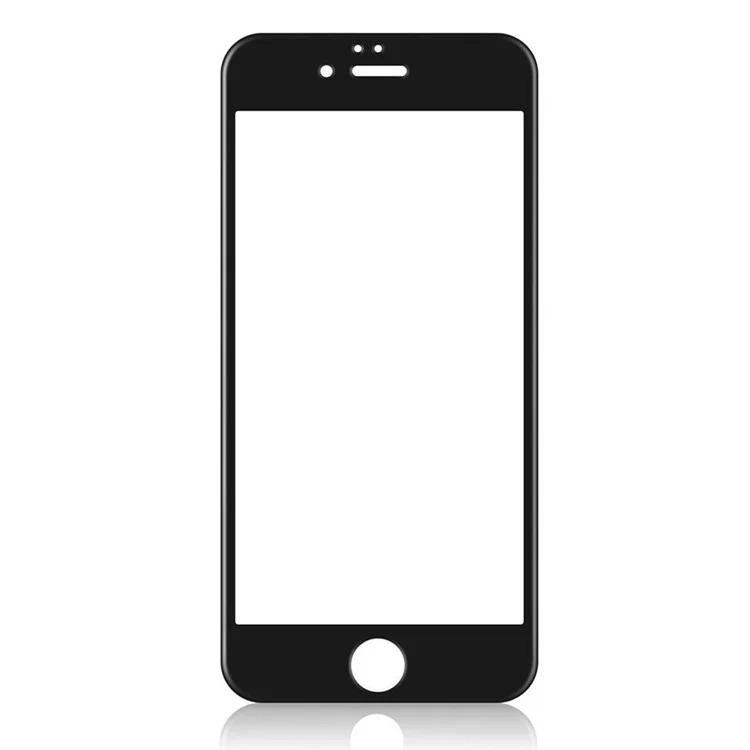 HAT PRINCE 3D 0.33mm Top-grade Carbon Fiber Tempered Glass Screen Protector Full Coverage for iPhone 6s 6 - Black
