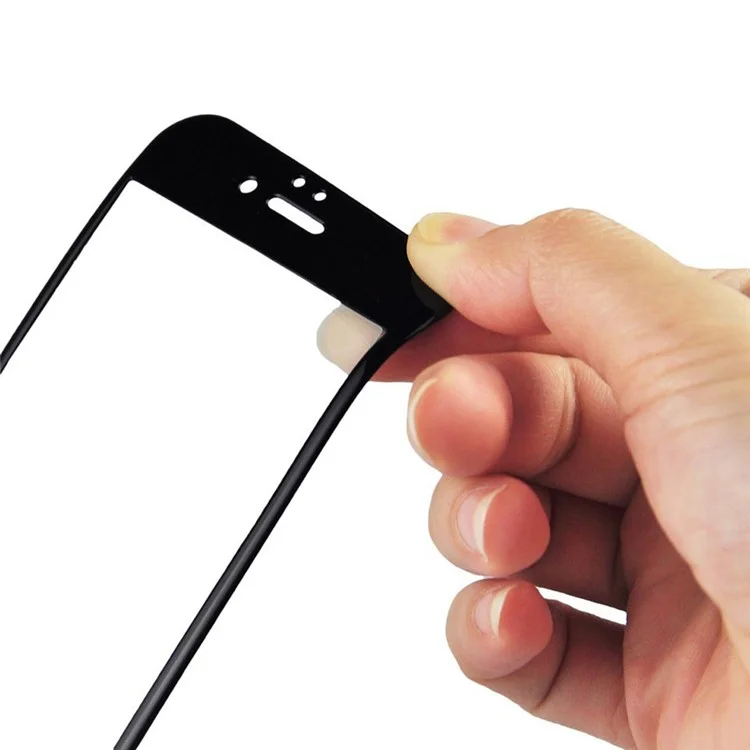 HAT PRINCE 3D 0.33mm Top-grade Carbon Fiber Tempered Glass Screen Protector Full Coverage for iPhone 6s 6 - Black