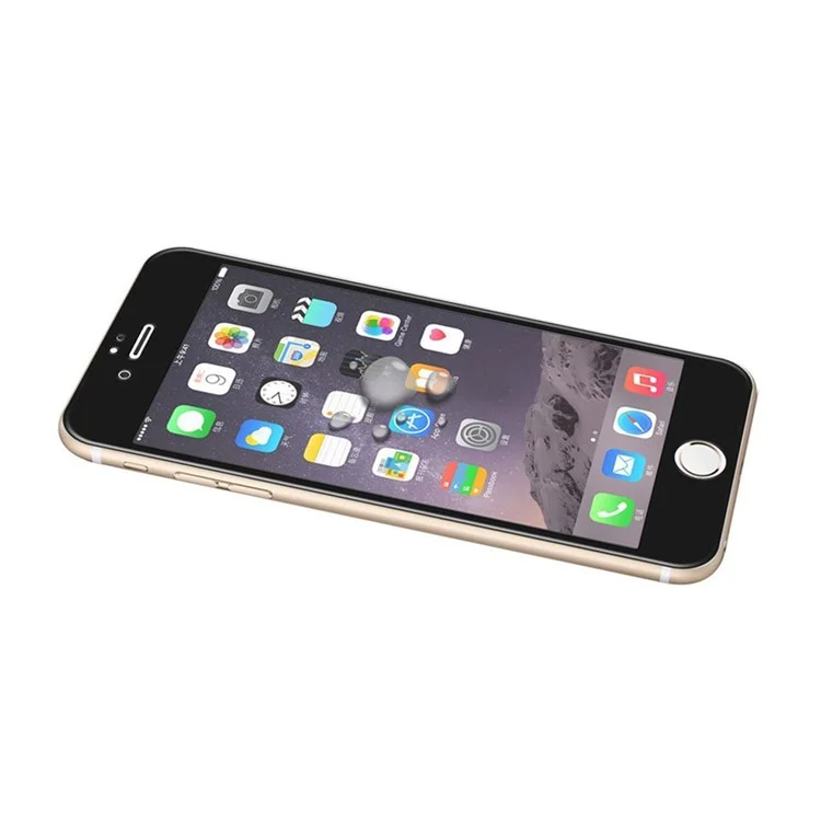 HAT PRINCE 3D 0.33mm Top-grade Carbon Fiber Tempered Glass Screen Protector Full Coverage for iPhone 6s 6 - Black