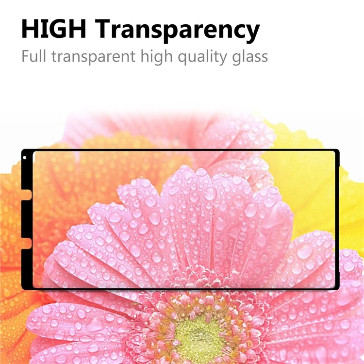 Full Screen Tempered Glass Screen Film Für Sony Xperia 1 II