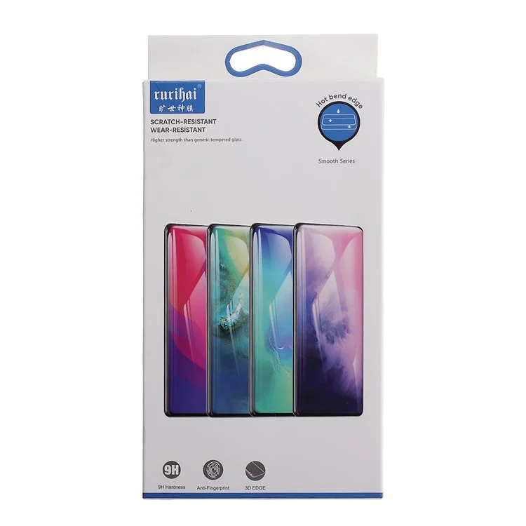 RURIHAI 3D UV Liquid Tempered Glass Full Screen Film for OnePlus 8 Pro