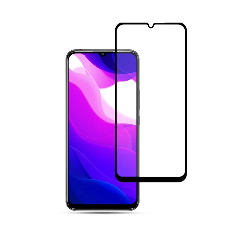 MOCOLO Silk Printing Anti-explosion Tempered Glass Full Screen Film [Full Glue] para Xiaomi Mi 10 Lite 5G