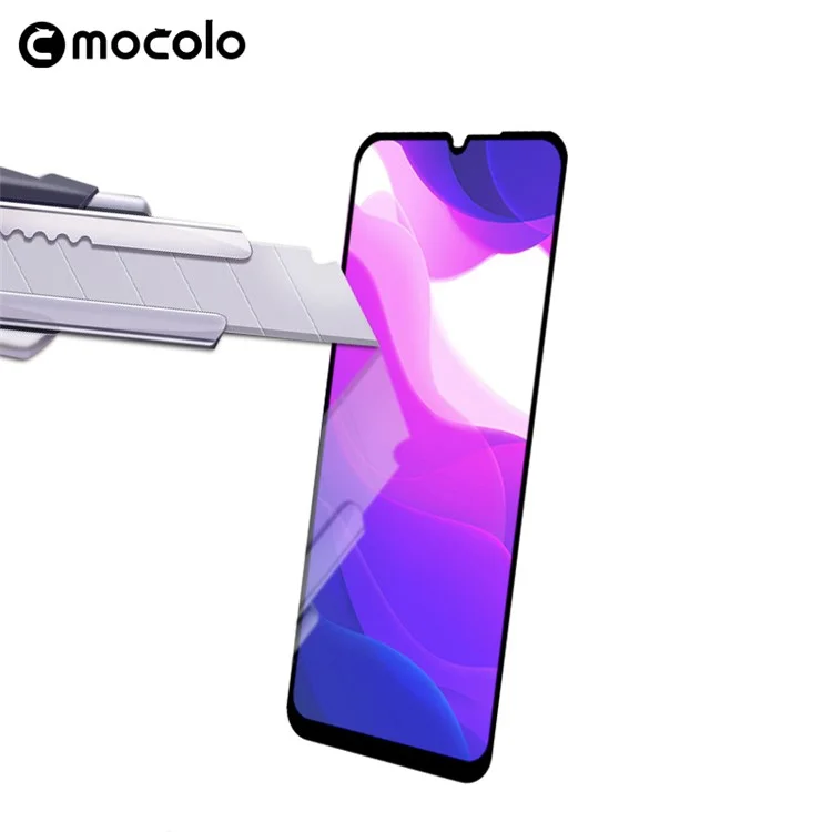 MOCOLO Silk Printing Anti-explosion Tempered Glass Full Screen Film [Full Glue] para Xiaomi Mi 10 Lite 5G