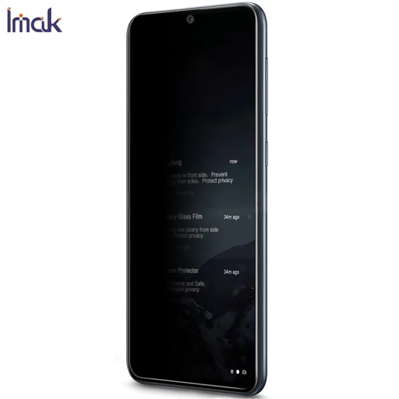 IMAK Anti-Peep 9H Tempered Glass Screen Protective Guard Film for Samsung Galaxy A91 / S10 Lite / M80S
