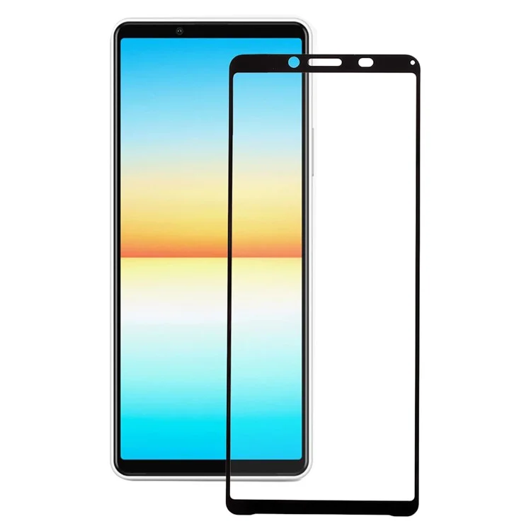RURIHAI 2.5D Solid Defense Protective Tempered Glass Screen Film for Sony Xperia 10 II