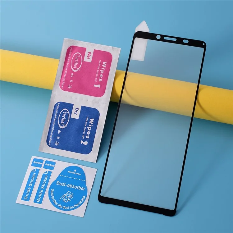 RURIHAI 2.5D Solid Defense Protective Tempered Glass Screen Film for Sony Xperia 10 II