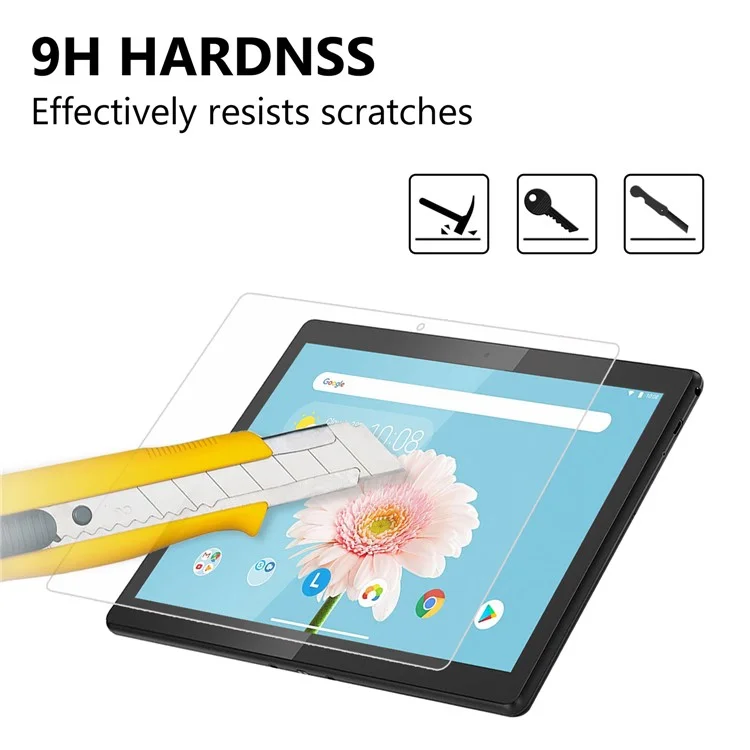 Tempered Glass Screen Protector Guard Film Arc Edge for Lenovo Tab M10 TB-X605F