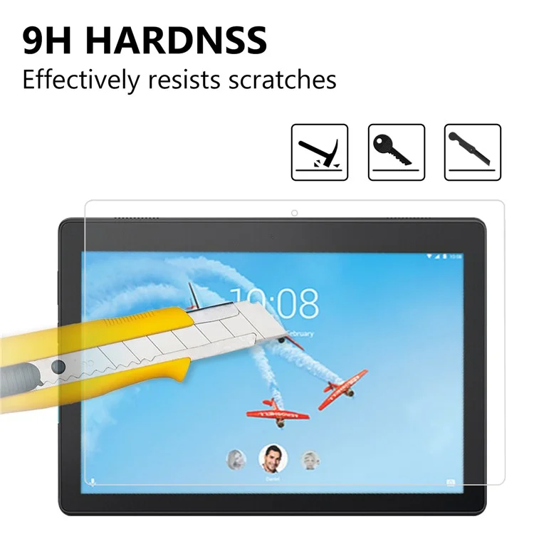 Tempered Glass Screen Protector Film Arc Edge for Lenovo Tab E10