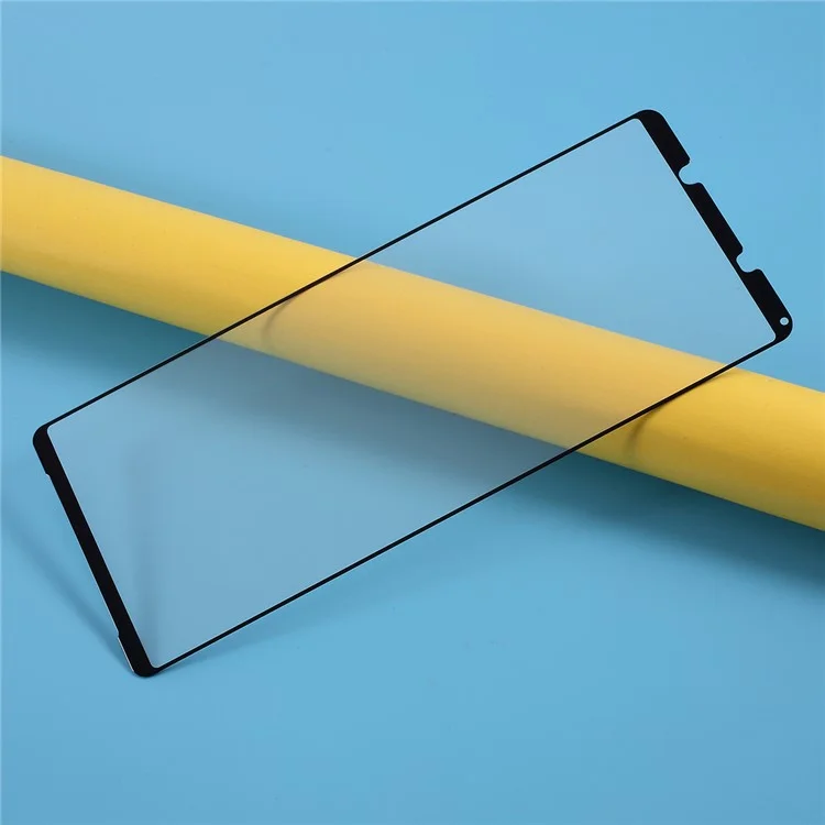 Silk Print Full Screen Tempered Glass Protector Film Full Glue for Sony Xperia 1 II