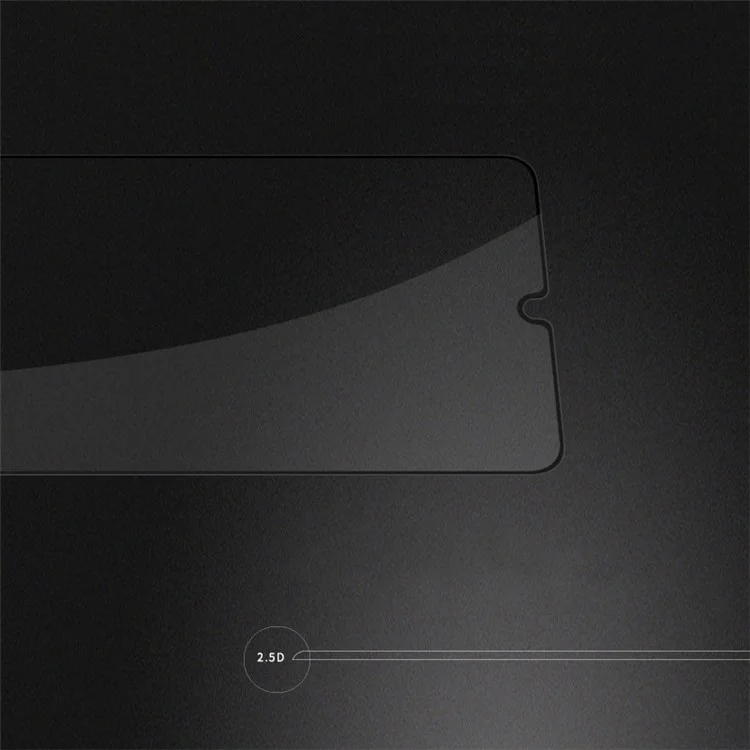 MOCOLO Silk Printing Tempered Glass Full Screen Protector [Full Glue] para Samsung Galaxy A41 (Versão Global) - Preto