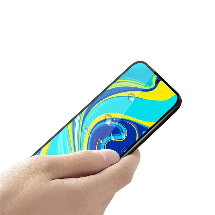 MOFI Für Xiaomi Redmi Note 9/Redmi 10x 4G 2,5d 9h Vollbedeckung Temperierter Glasschriftenfilm