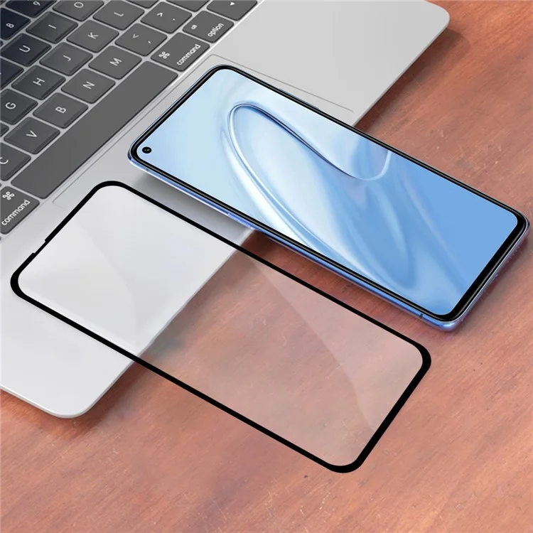 Silk Print Tempered Glass Full Screen Film for Xiaomi Redmi Note 9/Redmi 10X 4G