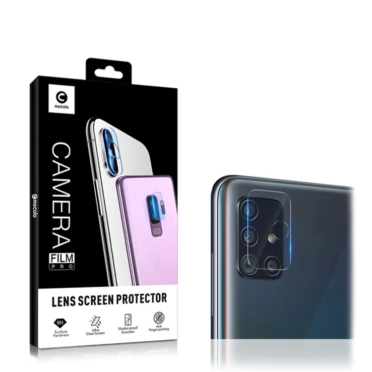 Mocolo Ultra Claro Temperado Vidro Voltar Protetor De Lente De Câmera Para Samsung Galaxy A71 SM-A715