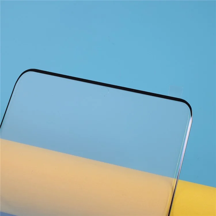 Protetor de tela de vidro temperado com impressão de seda anti-raios azuis para Samsung Galaxy S20 Plus