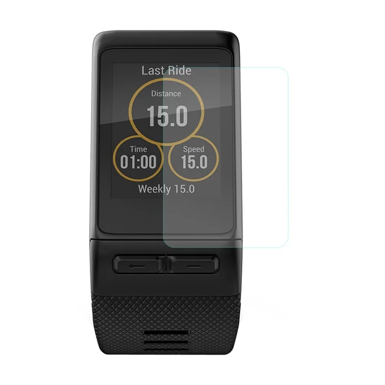 HAT PRINCE Tempered Glass Screen Guard Film for Garmin Vivoactive HR 0.2mm 9H 2.5D Arc Edge
