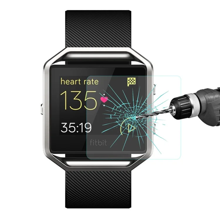 HAT PRINCE 0.2mm 9H Tempered Glass Screen Film for Fitbit Blaze Smart Fitness Watch