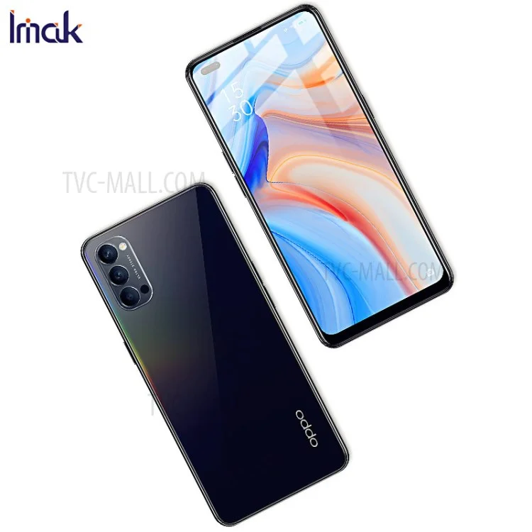 IMAK Full Size Tempered Glass Screen Protective Film for Oppo Reno4 5G