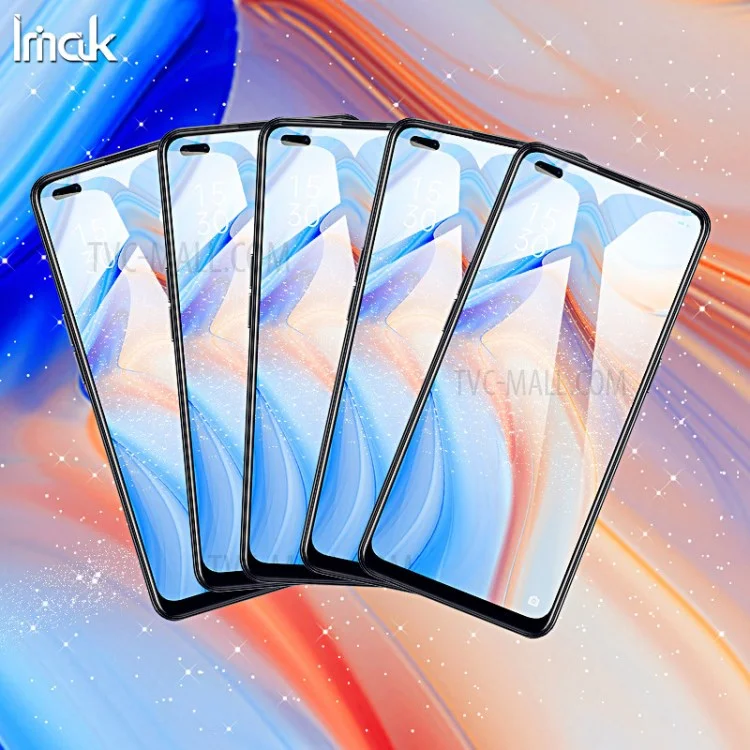IMAK Full Size Tempered Glass Screen Protective Film for Oppo Reno4 5G