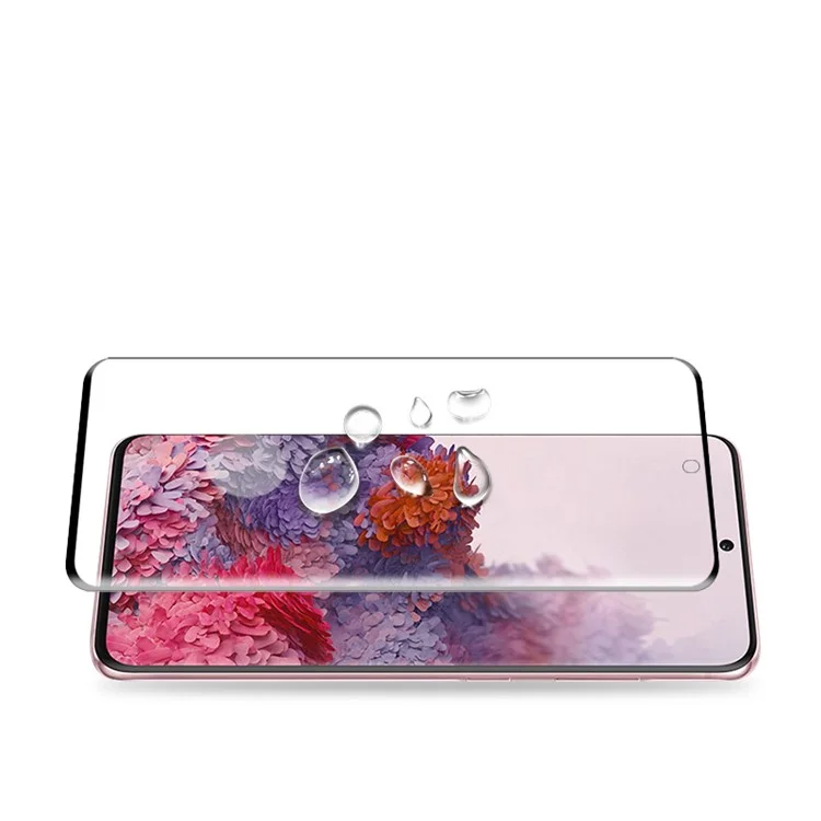 MOCOLO per Samsung Galaxy S20 4G/S20 5G 3D Curved Full Screen Full Glue Tempered Glass Screen Guard Film [Supporto dello sblocco delle impronte digitali a ultrasuoni]