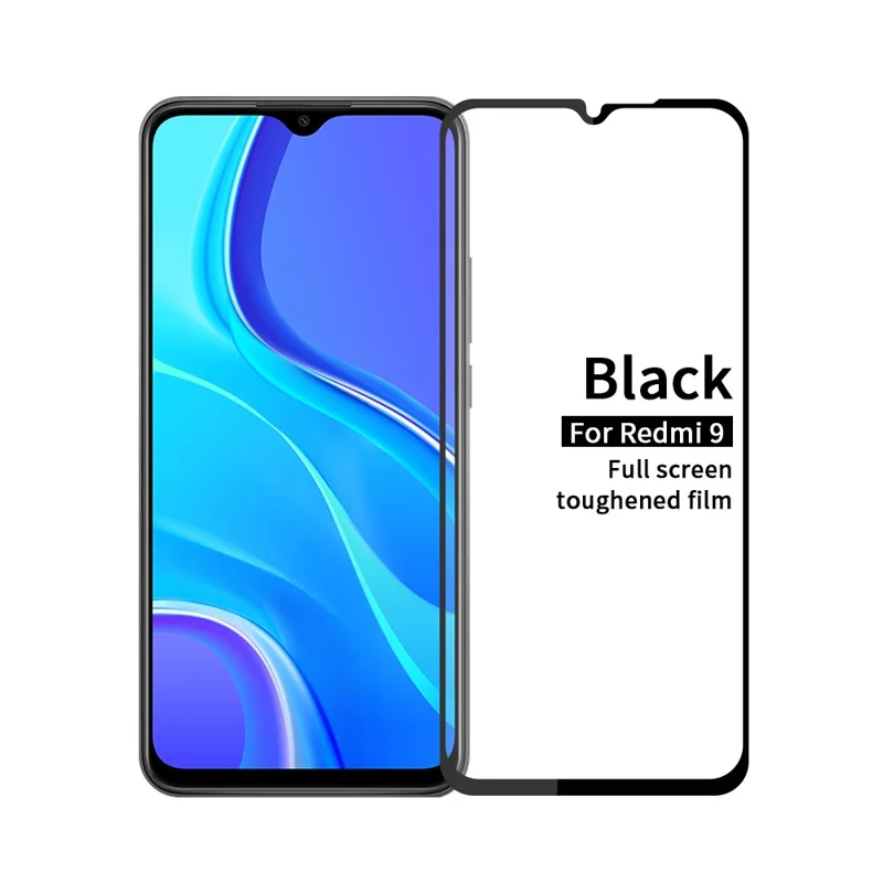 واقي شاشة من الزجاج المقسى MOFI 2.5D 9H بحجم كامل لجهاز Xiaomi Redmi 9