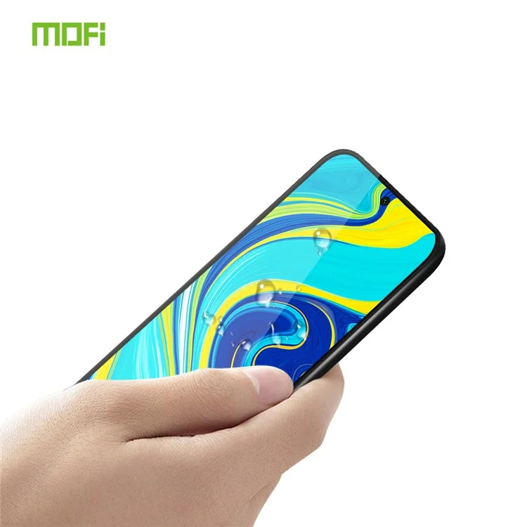 MOFI 3D Curved Anti-explosion Tempered Glass Screen Cover Protector pour Xiaomi Redmi Note 9S/Note 9 Pro/Note 9 Pro Max
